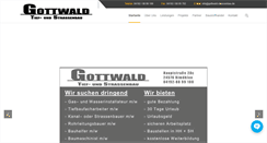 Desktop Screenshot of gottwald-strassenbau.de